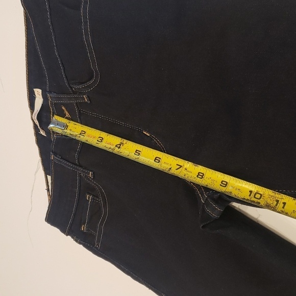 Levi Strauss Denim Skinny 711 Jeans Dark Womens Size 27/30 - Picture 12 of 13
